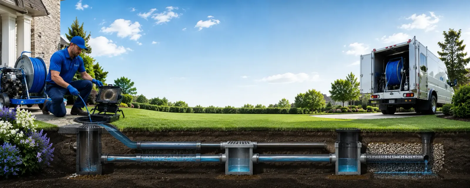 Outdoor drain cleaning information for Glenn, CA